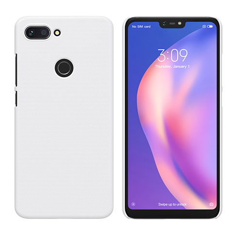 Custodia Plastica Rigida Opaca per Xiaomi Mi 8 Lite Bianco