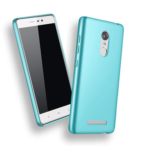 Custodia Plastica Rigida Opaca per Xiaomi Redmi Note 3 Pro Cielo Blu
