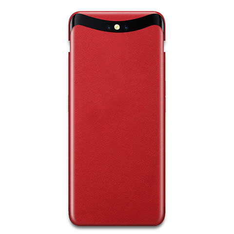 Custodia Plastica Rigida Opaca Spigato per Oppo Find X Super Flash Edition Rosso