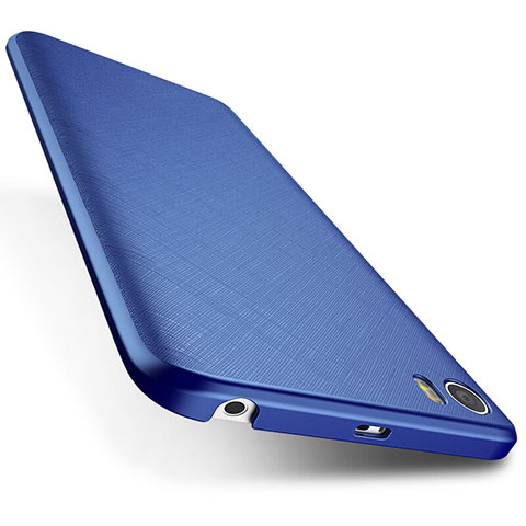 Custodia Plastica Rigida Opaca Spigato per Xiaomi Mi 5 Blu