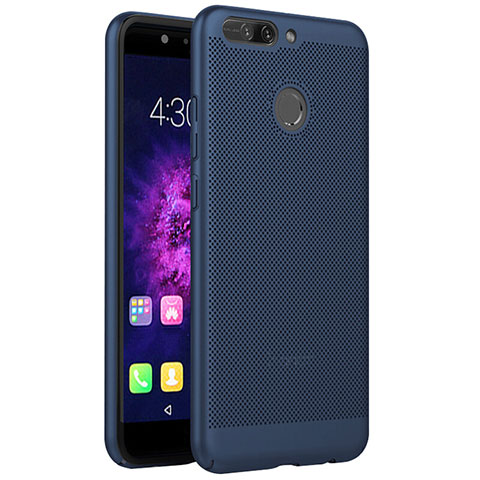 Custodia Plastica Rigida Perforato per Huawei Honor V9 Blu