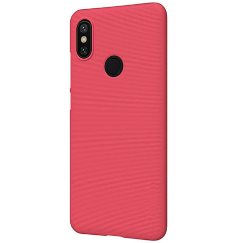 Custodia Plastica Rigida Perforato per Xiaomi Mi A2 Rosso