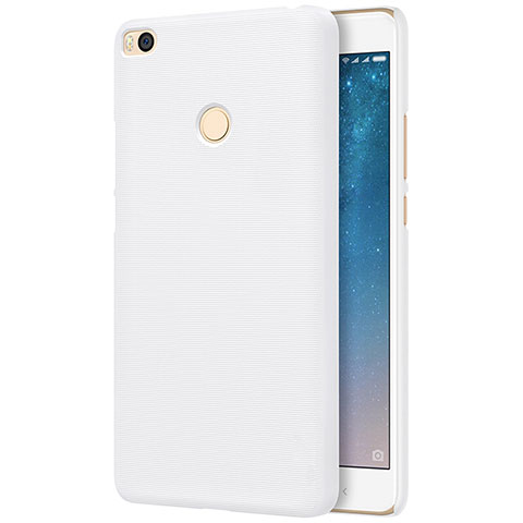 Custodia Plastica Rigida Perforato per Xiaomi Mi Max 2 Bianco