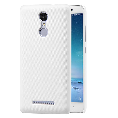 Custodia Plastica Rigida Perforato per Xiaomi Redmi Note 3 Bianco