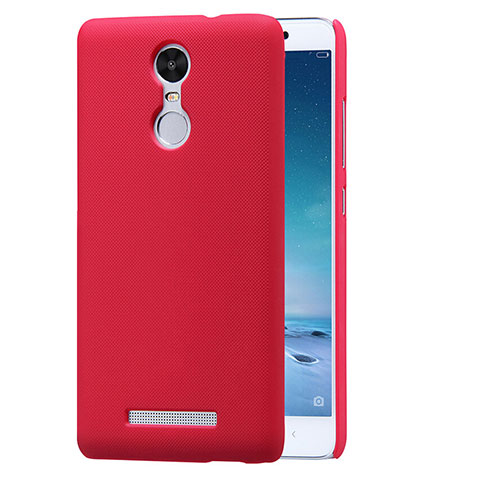 Custodia Plastica Rigida Perforato per Xiaomi Redmi Note 3 Pro Rosso