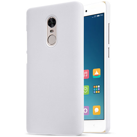 Custodia Plastica Rigida Perforato per Xiaomi Redmi Note 4X Bianco