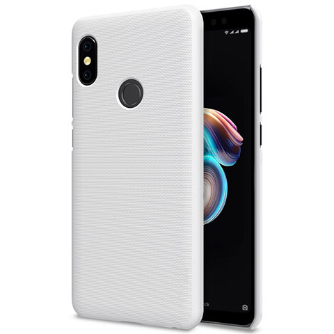Custodia Plastica Rigida Perforato per Xiaomi Redmi Note 5 Pro Bianco