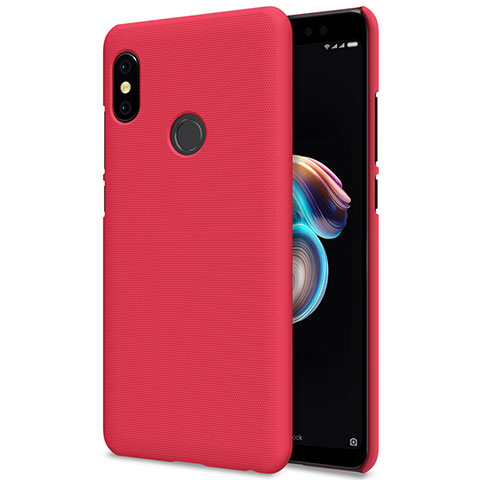 Custodia Plastica Rigida Perforato per Xiaomi Redmi Note 5 Pro Rosso