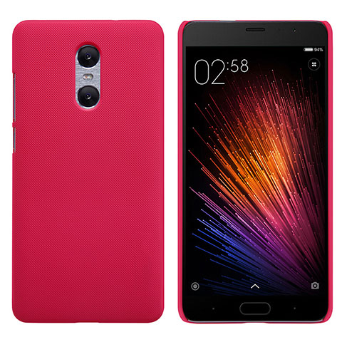 Custodia Plastica Rigida Perforato per Xiaomi Redmi Pro Rosso