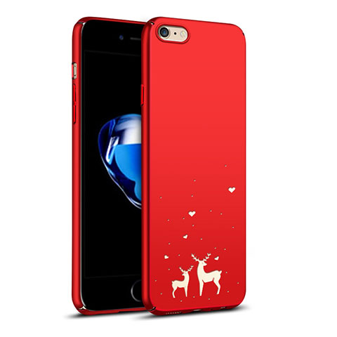 Custodia Plastica Rigida Renna per Apple iPhone 6 Rosso