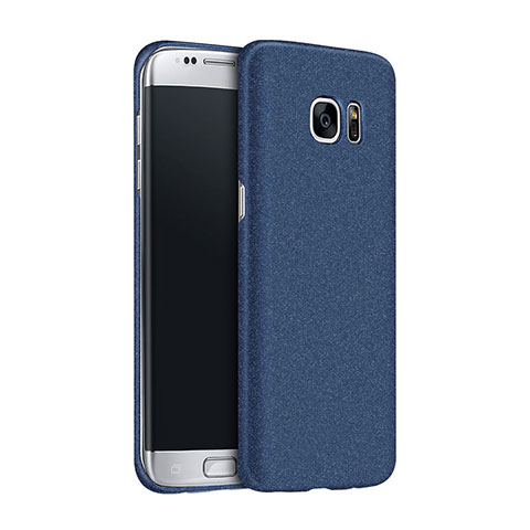 Custodia Plastica Rigida Sabbie Mobili per Samsung Galaxy S7 Edge G935F Blu