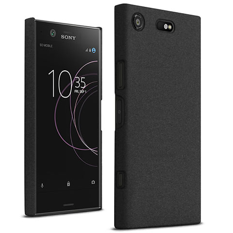 Custodia Plastica Rigida Sabbie Mobili per Sony Xperia XZ1 Compact Nero