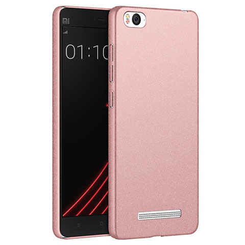 Custodia Plastica Rigida Sabbie Mobili per Xiaomi Mi 4C Oro Rosa