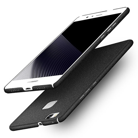 Custodia Plastica Rigida Sabbie Mobili Q01 per Huawei P9 Lite Nero