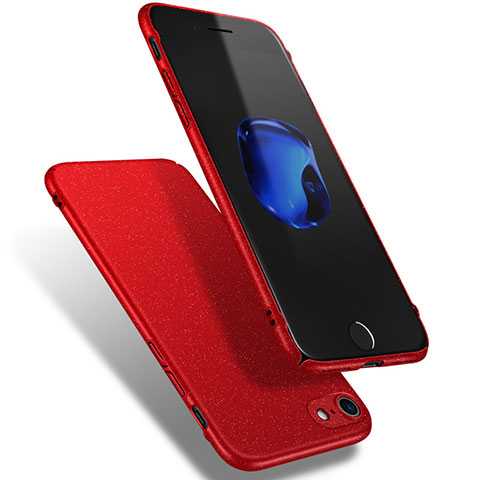 Custodia Plastica Rigida Sabbie Mobili Q02 per Apple iPhone SE (2020) Rosso