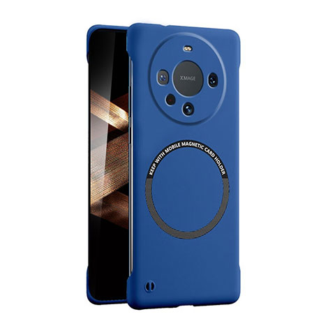 Custodia Plastica Rigida Senza Cornice Cover Opaca con Mag-Safe Magnetic per Huawei Mate 60 Blu