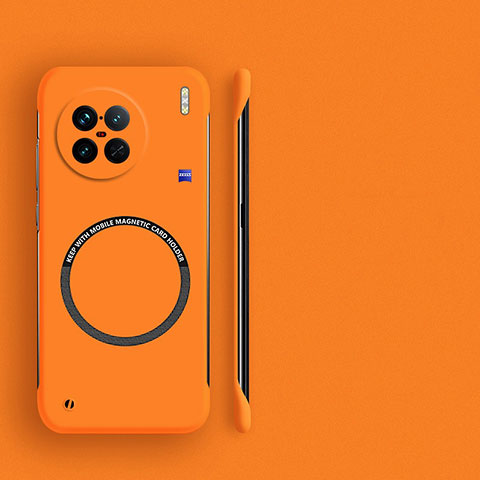 Custodia Plastica Rigida Senza Cornice Cover Opaca con Mag-Safe Magnetic per Vivo X90 5G Arancione