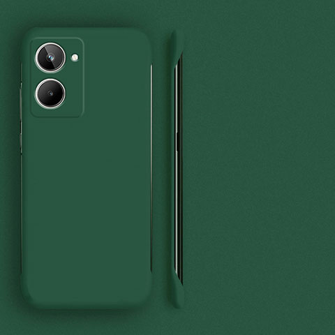 Custodia Plastica Rigida Senza Cornice Cover Opaca per Realme 10 4G Verde Notte