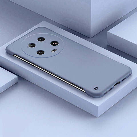 Custodia Plastica Rigida Senza Cornice Cover Opaca per Xiaomi Mi 13 Ultra 5G Grigio Lavanda