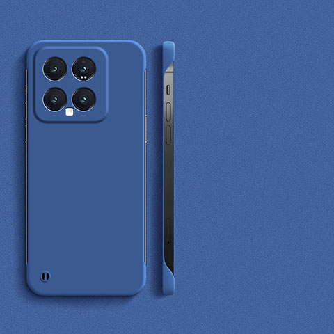 Custodia Plastica Rigida Senza Cornice Cover Opaca per Xiaomi Mi 14 5G Blu