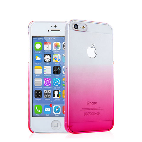 Custodia Plastica Rigida Sfumato per Apple iPhone 5 Rosa