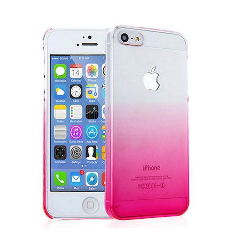 Custodia Plastica Rigida Sfumato per Apple iPhone 5S Rosa