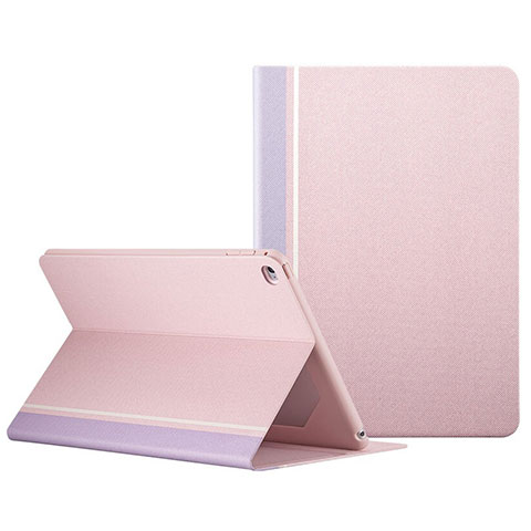 Custodia Portafoglio In Pelle con Stand L03 per Apple iPad Mini 4 Rosa
