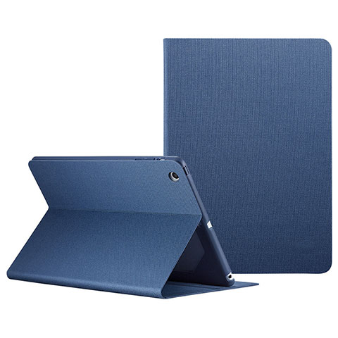 Custodia Portafoglio In Pelle con Stand L04 per Apple iPad Mini Blu