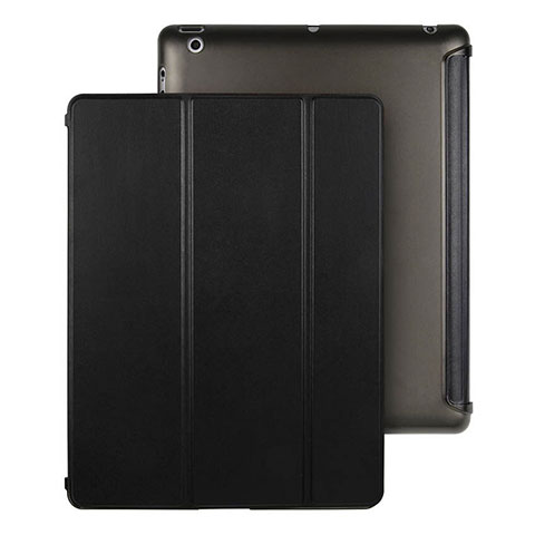 Custodia Portafoglio In Pelle con Stand per Apple iPad 3 Nero