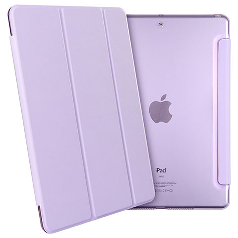 Custodia Portafoglio In Pelle con Stand per Apple New iPad 9.7 (2018) Viola