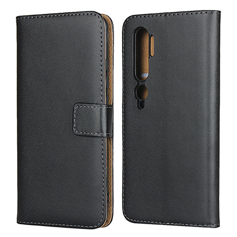 Custodia Portafoglio In Pelle con Supporto K01 per Xiaomi Mi Note 10 Nero