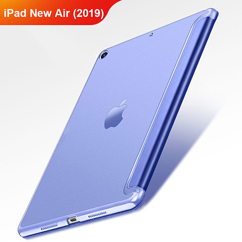 Custodia Portafoglio In Pelle con Supporto L01 per Apple iPad New Air (2019) 10.5 Blu