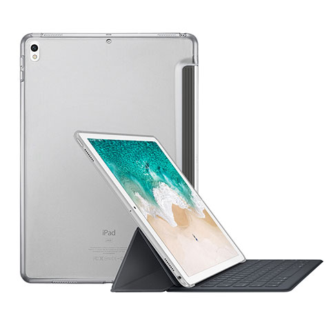 Custodia Portafoglio In Pelle con Supporto L01 per Apple iPad Pro 10.5 Bianco