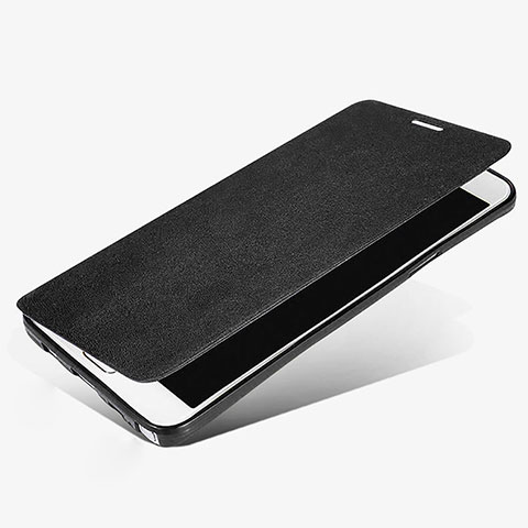 Custodia Portafoglio In Pelle con Supporto L02 per Samsung Galaxy Note 5 N9200 N920 N920F Nero