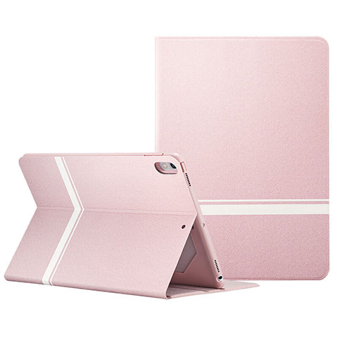 Custodia Portafoglio In Pelle con Supporto L06 per Apple iPad Pro 10.5 Rosa
