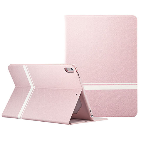 Custodia Portafoglio In Pelle con Supporto L06 per Apple iPad Pro 10.5 Rosa