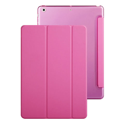 Custodia Portafoglio In Pelle con Supporto per Apple iPad Mini 2 Rosa Caldo