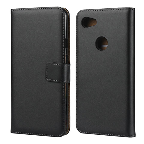 Custodia Portafoglio In Pelle con Supporto per Google Pixel 3a XL Nero