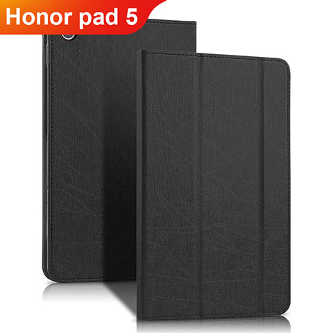 Custodia Portafoglio In Pelle con Supporto per Huawei Honor Pad 5 8.0 Nero
