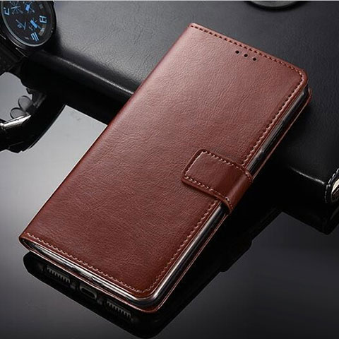 Custodia Portafoglio In Pelle con Supporto per Nokia 9 PureView Marrone