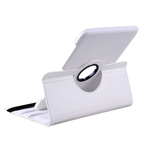 Custodia Portafoglio In Pelle con Supporto per Samsung Galaxy Tab 2 10.1 P5100 P5110 Bianco