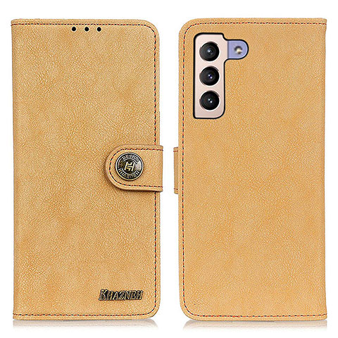 Custodia Portafoglio In Pelle Cover con Supporto A01D per Samsung Galaxy S21 Plus 5G Oro