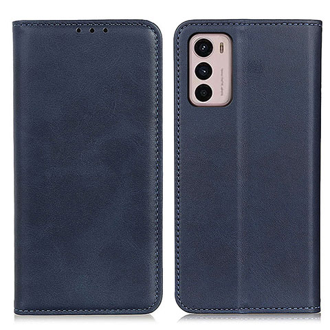 Custodia Portafoglio In Pelle Cover con Supporto A02D per Motorola Moto G42 Blu