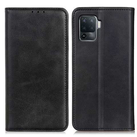 Custodia Portafoglio In Pelle Cover con Supporto A02D per Oppo A94 4G Nero