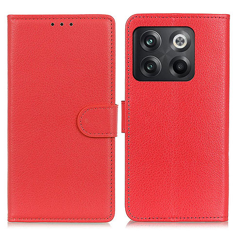 Custodia Portafoglio In Pelle Cover con Supporto A03D per OnePlus Ace Pro 5G Rosso