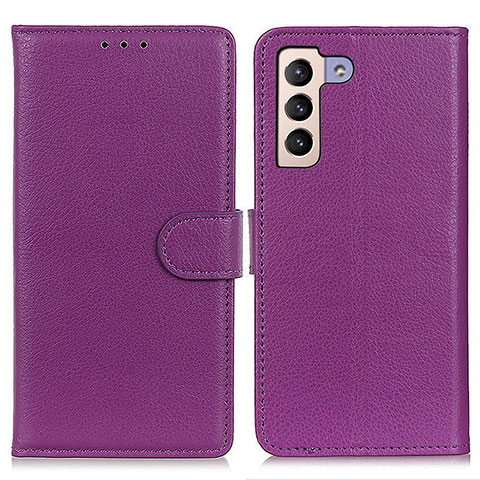 Custodia Portafoglio In Pelle Cover con Supporto A03D per Samsung Galaxy S22 Plus 5G Viola