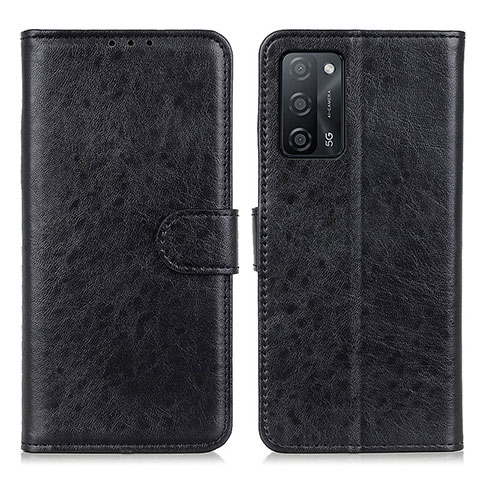 Custodia Portafoglio In Pelle Cover con Supporto A04D per Oppo A55 5G Nero