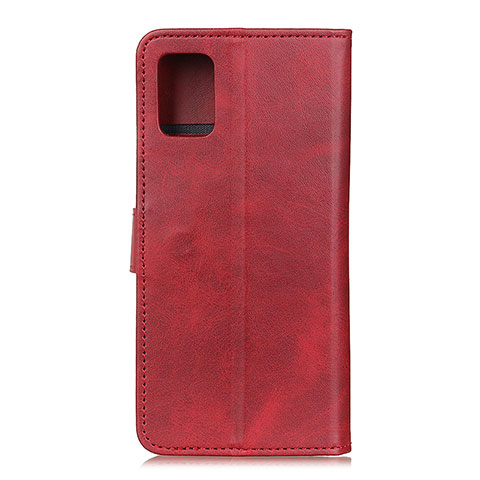 Custodia Portafoglio In Pelle Cover con Supporto A05D per Motorola Moto G100 5G Rosso