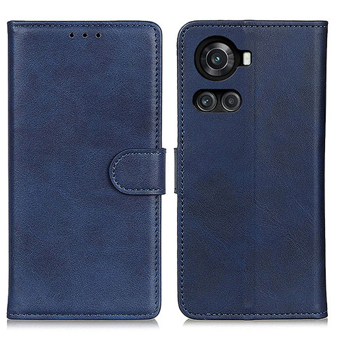 Custodia Portafoglio In Pelle Cover con Supporto A05D per OnePlus 10R 5G Blu