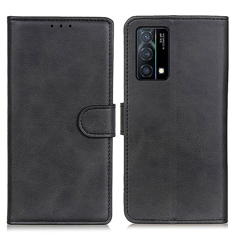 Custodia Portafoglio In Pelle Cover con Supporto A05D per Oppo K9 5G Nero